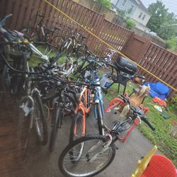 Hello, I am selling all these bicycles 🚲 at a good price all together I will not sell separately texct