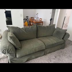 Green Couch Seats 3-4