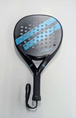 PR-8200 Carbon Padel Racket Black and Blue