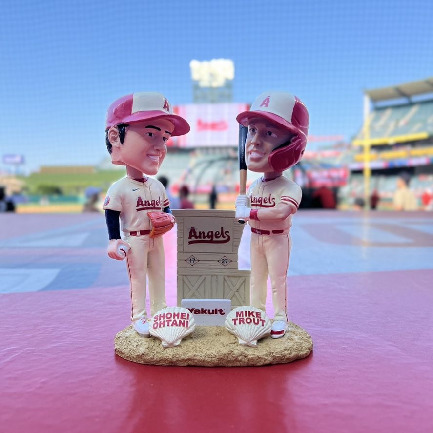 Shohei Ohtani & Mike Trout City Connect Bobble Head for Sale in