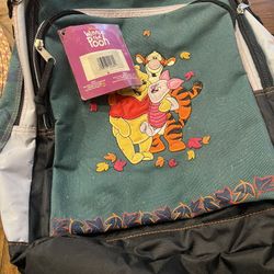 Vintage Winnie The Pooh Bookbag Backpack