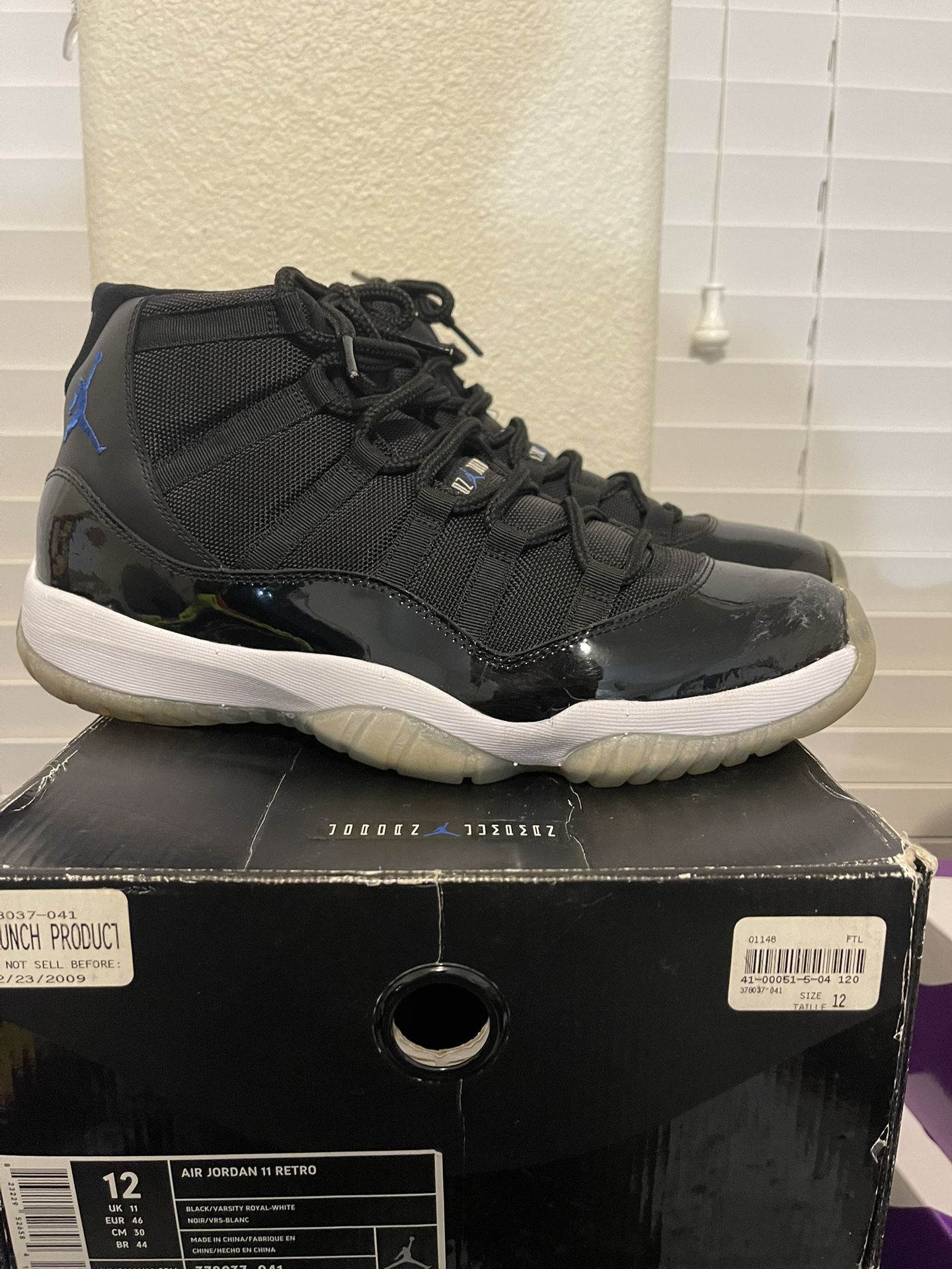 Jordan 11 Spacejam 2009 Worn Size 12