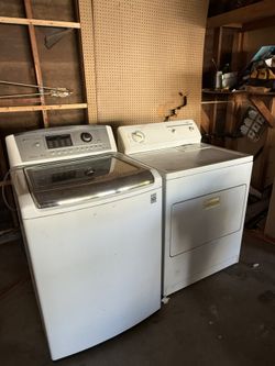 LG washer and Kenmore gas dryer