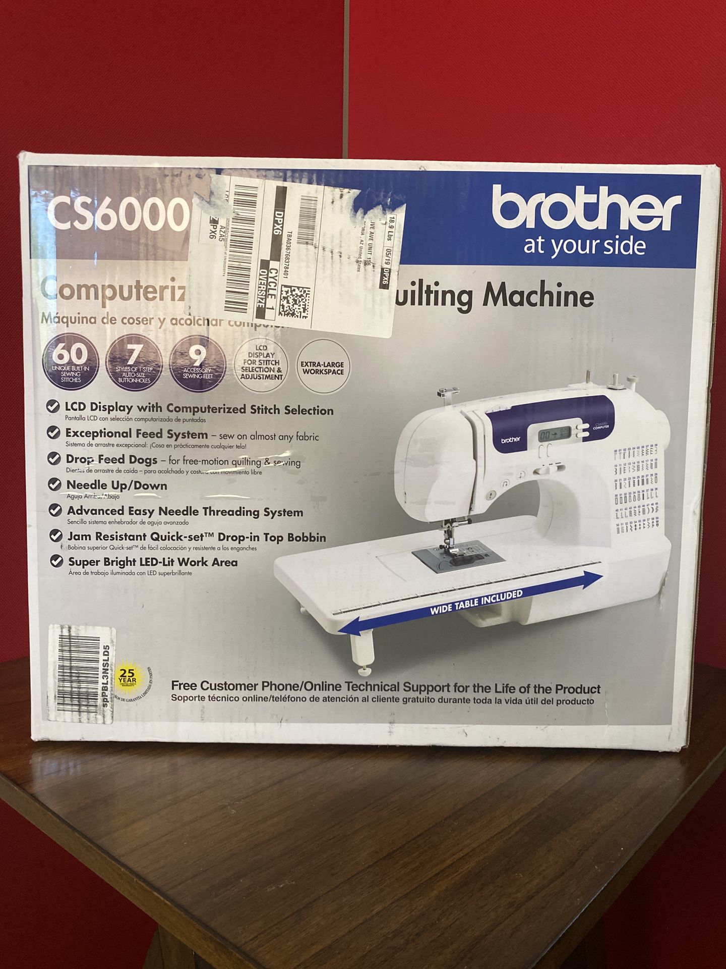 Sewing Machine - Brother CS6000i Computerized