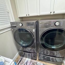 LG bluetooth washer & Dryer 