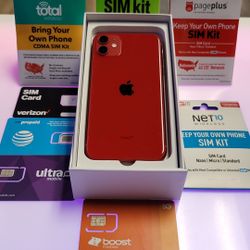 Apple iPhone 11 64GB Fully Unlocked - Like New - Product Red