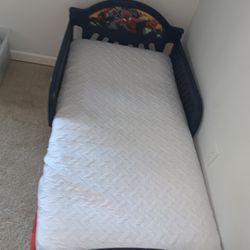 Toddler Spider Man Bed/Frame & Matress