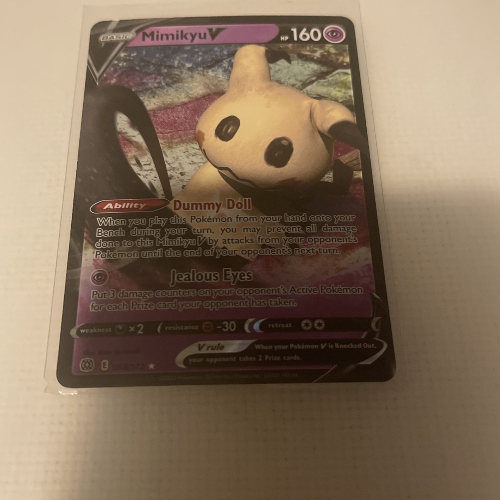 Pokémon Mimikyu V 68/172