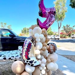 Western Theme Balloon Arrangement 
