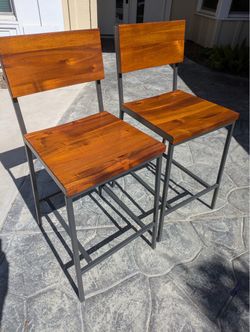 West Elm Bar Stools (2)