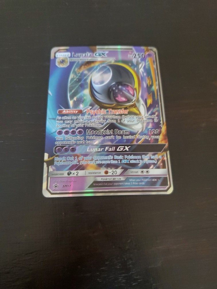 Lunala Gx Pokémon Card