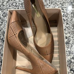 BCBG Tan High Heels size 12
