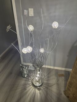 Adorno Floral De Luces