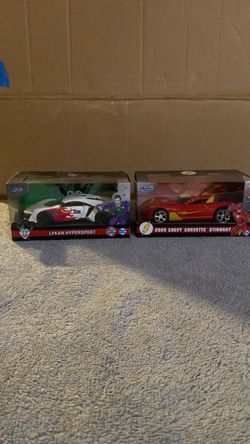 Jada DC Comics Die-Cast Car joker and flash