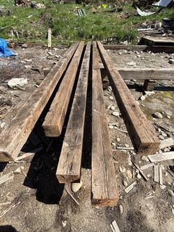 Old Growth 6x6 Beams Reclaimed From Barn Built In 1942