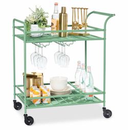 Rolling bar cart/ microwave cart - brand new