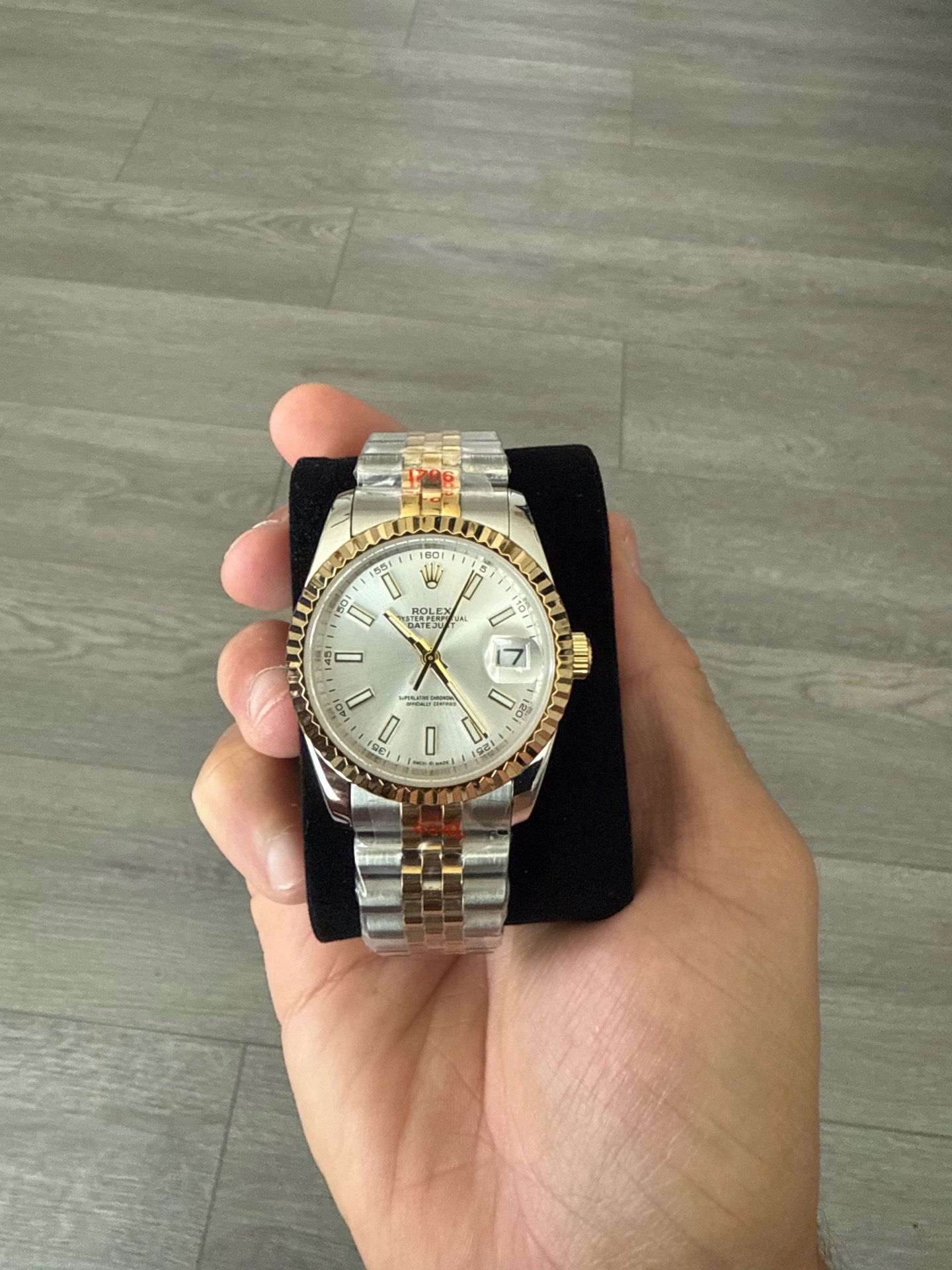 Slver/gol wristpiece 36