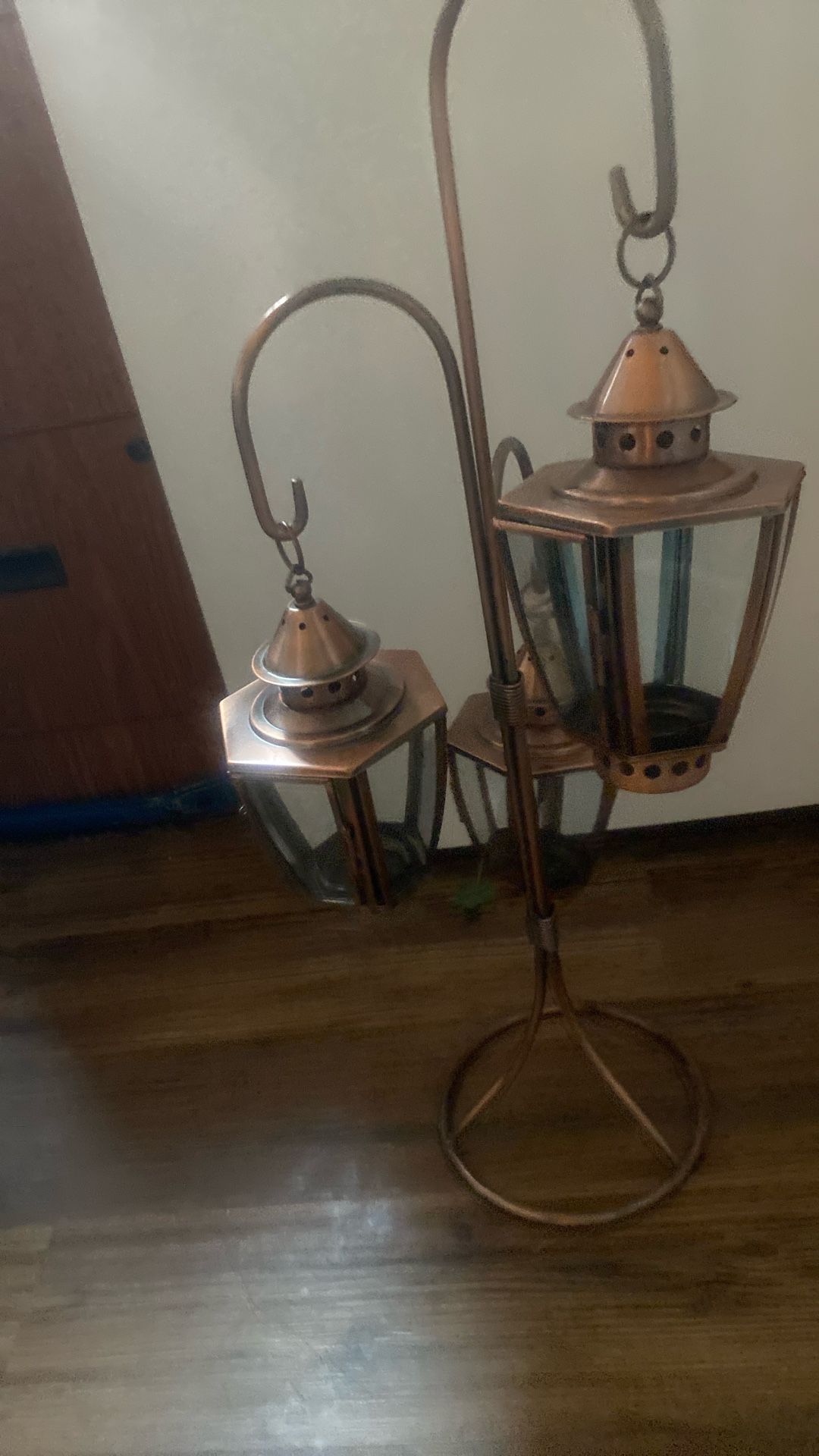 Approx. 3” Tall Triple Candle Holder For Tea Candles