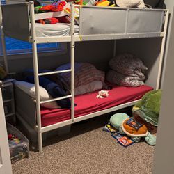 Kids Bunk Bed Frame - IKEA VITVAL