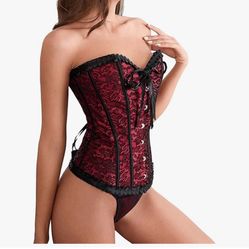 Women's Corset with Matching Undies