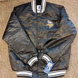 VIKINGS OFFICIAL STARTER JACKET**new w tags 
