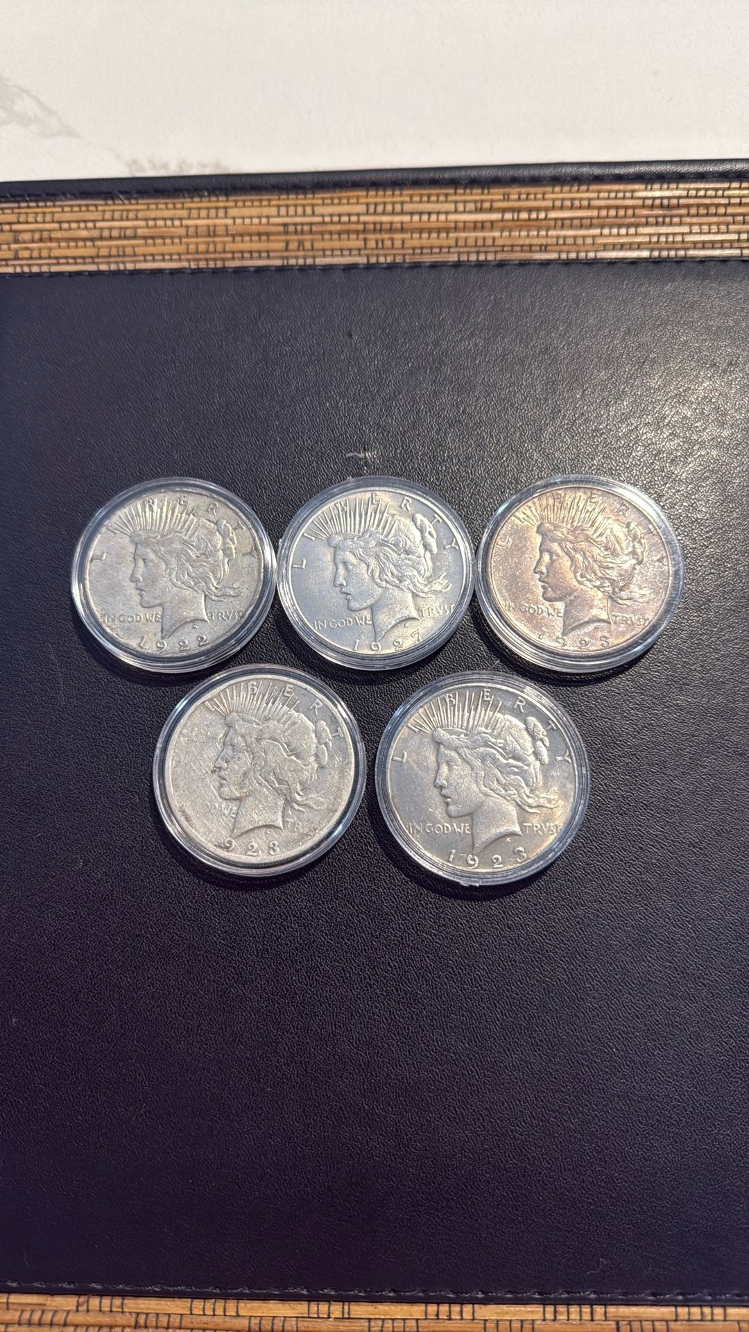 Silver Peace Dollars (5)