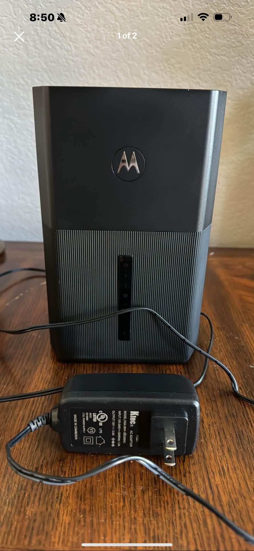 Motorola MT8733 WiFi 6 Router/Modem/Voice