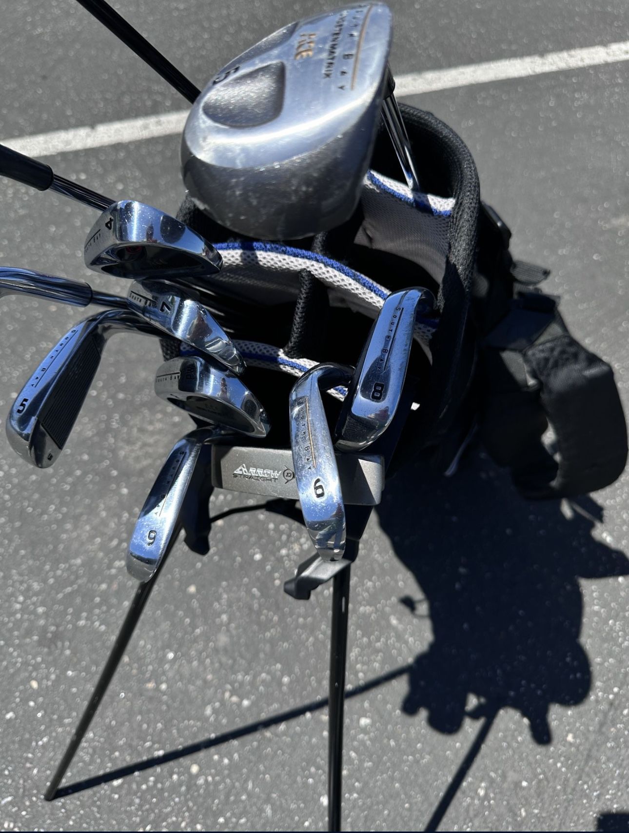 Left Handed Golf Clubs (4-9 Irons Plus P) 