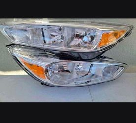 15-18 Ford Focus Headlights Faros Calaveras Micas Luces Lamps