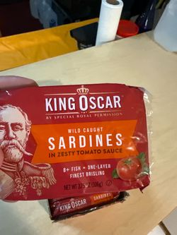 King Oscar sardines in tomato sauce, pack of 12