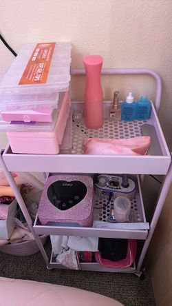 Rolling storage cart