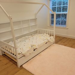 Princess Twin with Trundle Bed