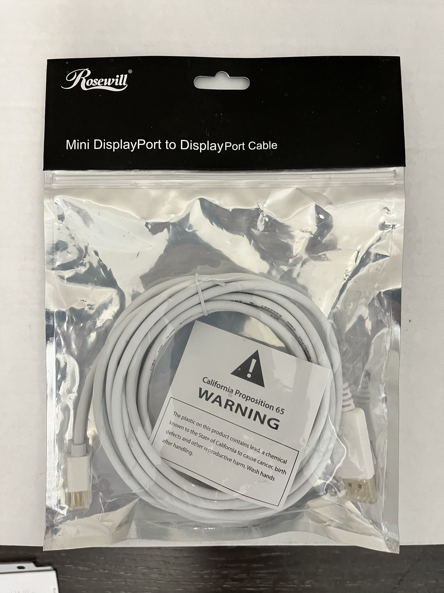 15-Foot - Mini Display Port To Display Port Cable - (New)