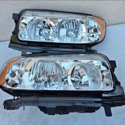 06-08 Subaru Forester Headlights Luces Focos Micas Faros Faroles Headlamps