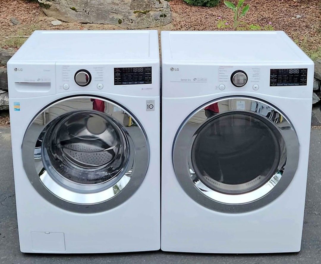 LG  XL Capacity 4.5cuft  Washer And 7.4cuft Electric Dryer. Works Perfect. 30 days warranty. See more on my page.