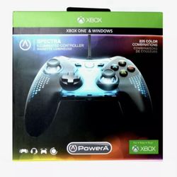 Power A Microsoft Xbox One Spectra Illuminated Controller [Light Up, Wired] Used