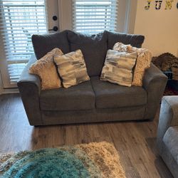 Gray couches