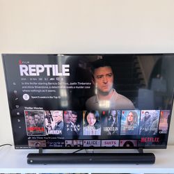Philips 50 Inch TV with Mounting Bracket $100