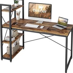 55” Desk with side shelfs $115 OBO