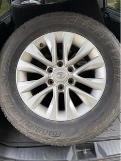 Lexus GX460 rims and tires