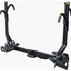 Two bikes Saris SuperClamp Hitch Rack, Tilting Design– Lightweight
