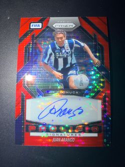 FIFA Prizm panini Pachuca fc Juan Arango auto