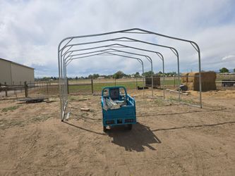20x20 carport with enclosed sides