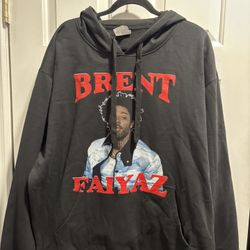 Brent Faiyaz It’s A Wasteland Tour Hoodie Size 2xl
