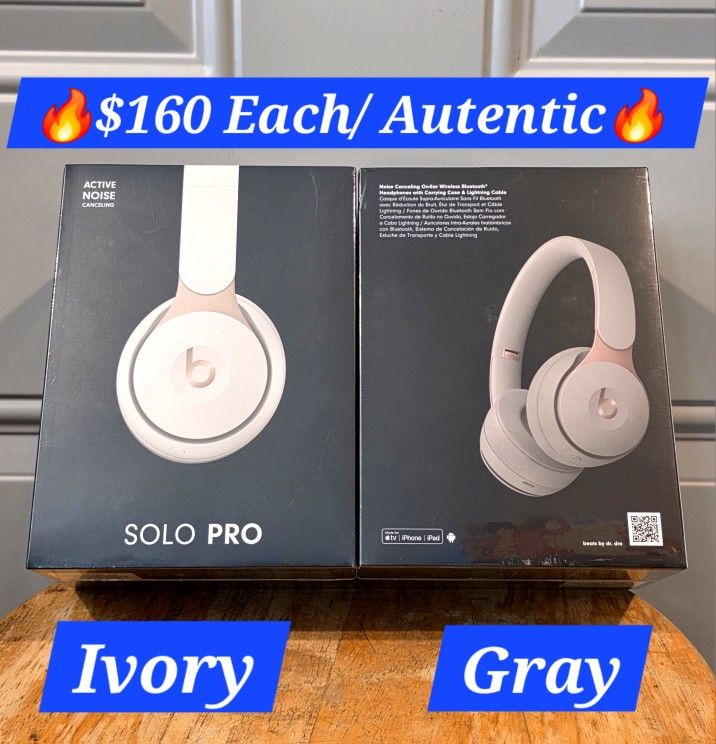 🔥Beats Solo Pro Wireless NC🔥100% Original🔥$160 Firm On Price🔥 New Sealed