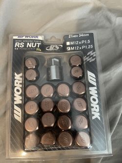 Work RS lug Nuts Limited Edition Bronze