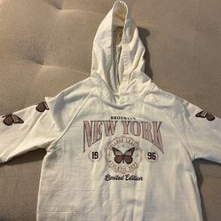 Girls Brooklyn Butterfly Soft Sweatshirt 