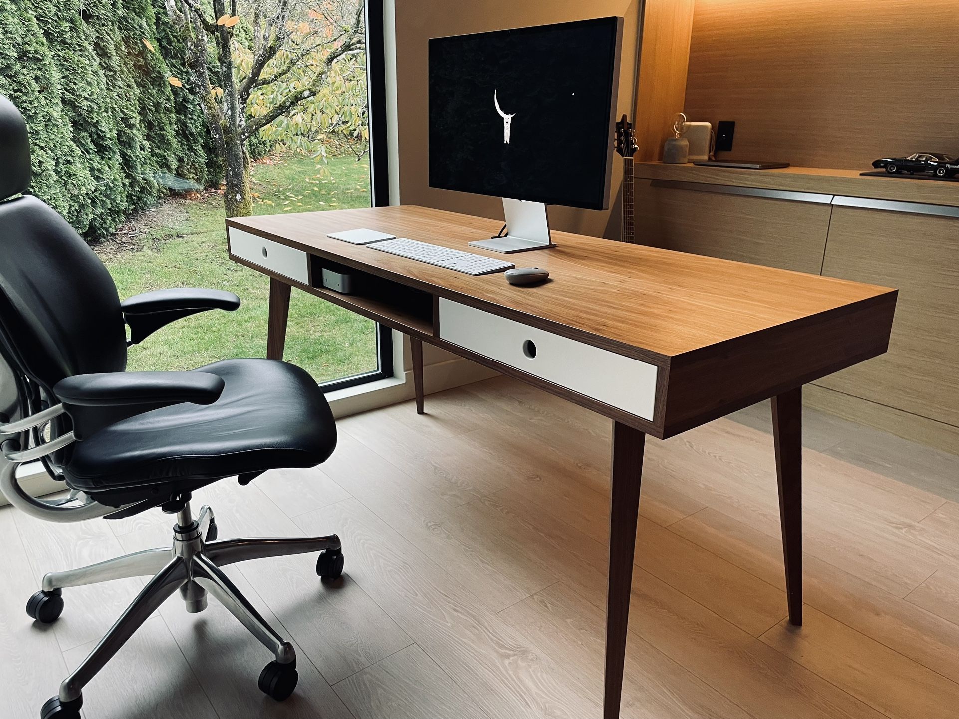 Handmade Walnut Office Desk