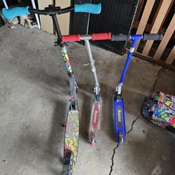 3 scooters