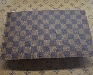 Louis Vuitton Neverfull Gm Pochette In Damier Ebene